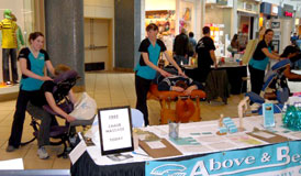 Erin Flood, Linda Brandie and Carrie Deslippe at the 2010 Anti-Aging Health & Wellness Show